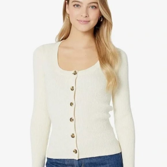 Madwell Scoopneck Cardigan Sweater - Picture 3 of 3